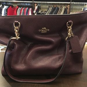 Coach leather purse